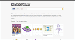 Desktop Screenshot of myfantasyclipart.com